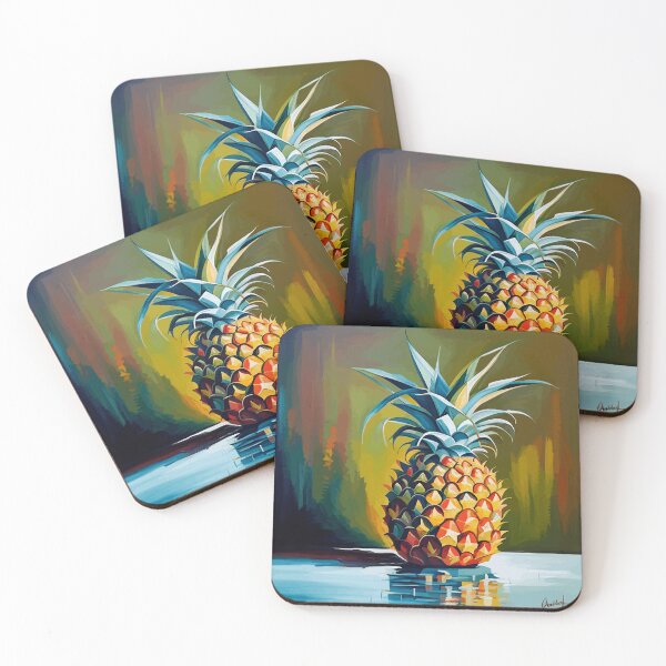 Item preview, Portrait of a Pineapple designed and sold by Vicky Brago-Mitchell®.