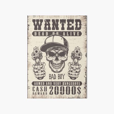 Wanted Dead Or Alive - Guts from hell - Anime Lover  Art Board Print for  Sale by EddieFW