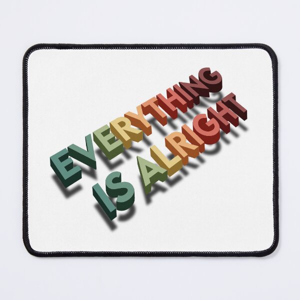 Item preview, Everything is alright motion city soundtrack lyrics sticker designed and sold by WhollyFree.