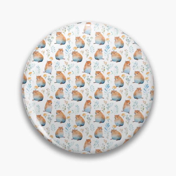 Item preview, Capybara's Haven: A Cozy Watercolor Escape designed and sold by qoodesignstudio.
