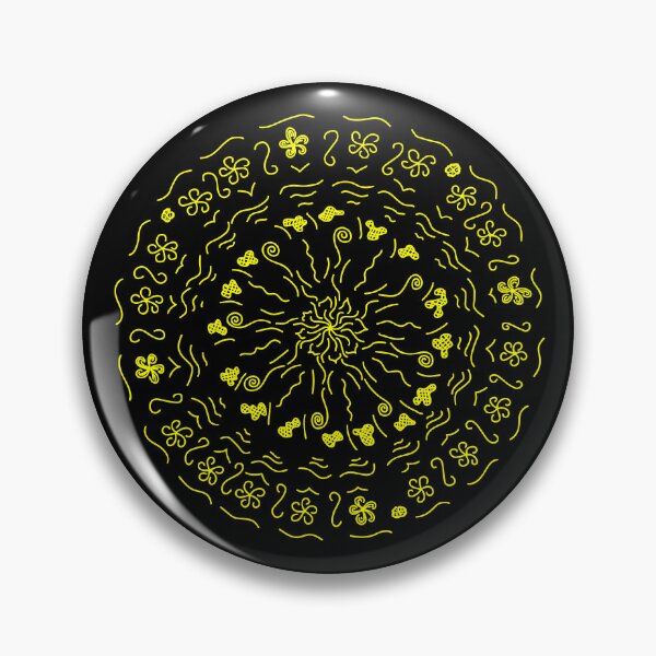 Artikelvorschau, The VERY First Mandala :) - yellow entworfen und verkauft von Myriel-Myriel.