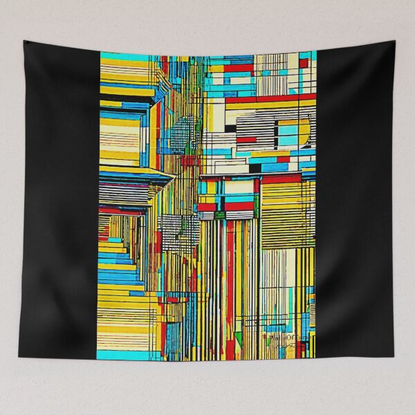 Item preview, Abstract Digital Painting From Walls Of Fame designed and sold by WallsOfFameAust.