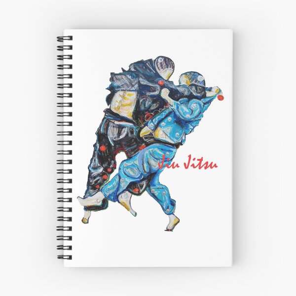 Item preview, Jitsu-Blue - Bjj /Jiu-Jitsu Painting - Design By Kim Dean designed and sold by KimDeanArtist.