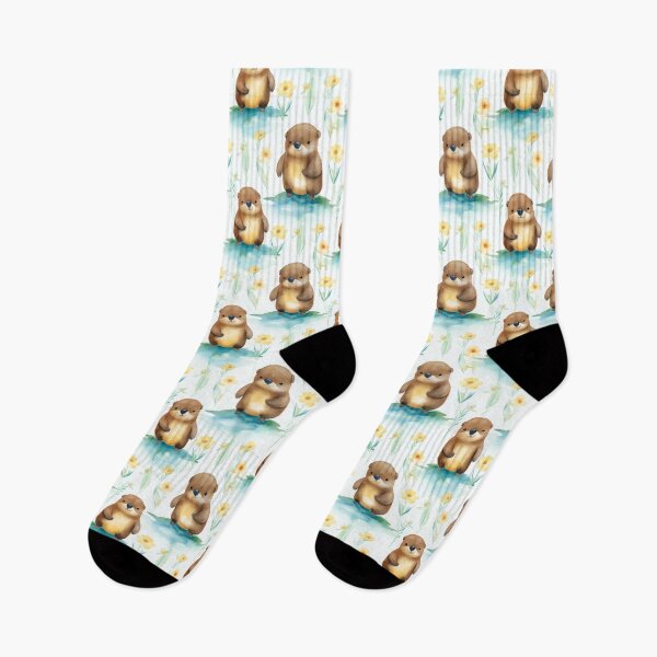 Item preview, Platypus Enigma: A Quirky Watercolor Wonder designed and sold by qoodesignstudio.