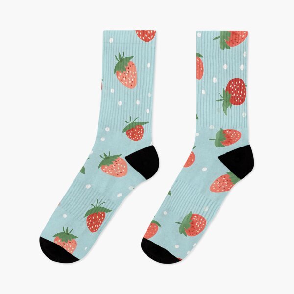 Item preview, Strawberry Polka Dot in Blue Pastel Color designed and sold by BellaLawi.
