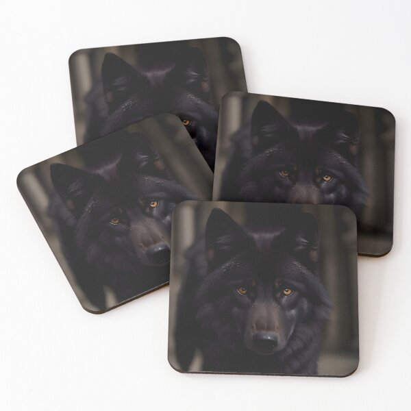 Item preview, Cathedral black Wolf 7 designed and sold by deep-sea-birds.