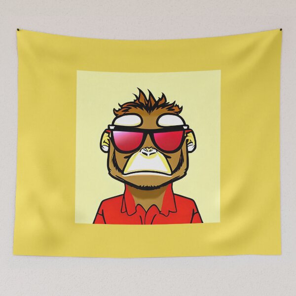 Item preview, Red Monkey designed and sold by ShilpyDesign.