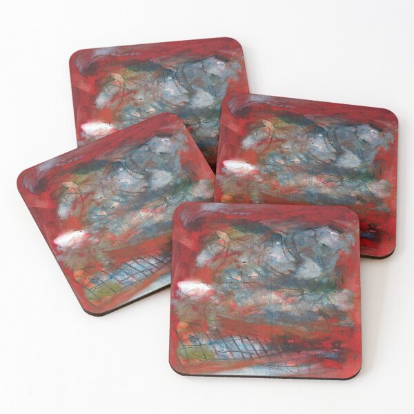 Item preview, Red Ladder Rider Abstract designed and sold by OwlHavenStudio.
