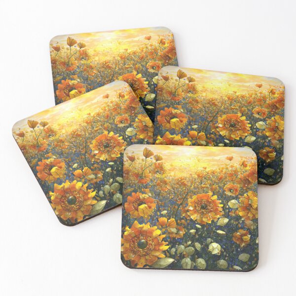 Item preview, A kaleidoscope of sunflowers shines like the sun. designed and sold by Natcharee.