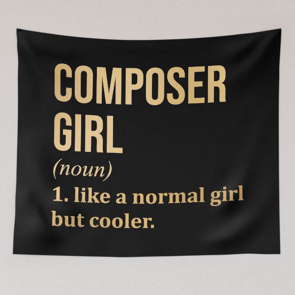 Item preview, Composer Girl Definition Composing in Gold designed and sold by XCIV.