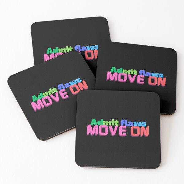 Item preview, Admit your flaws and move on designed and sold by TABO-Designs.