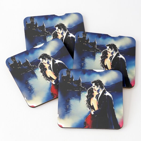 Item preview, Vampire & Count At Night. Digital Painting WallsOfFame designed and sold by WallsOfFameAust.