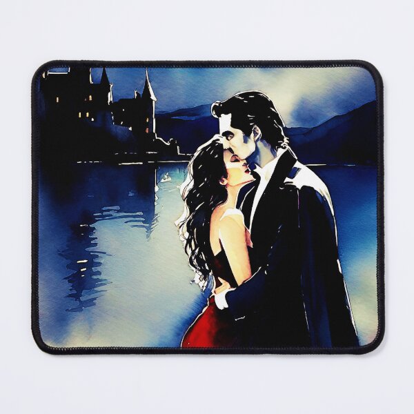 Item preview, Vampire & Count At Night. Digital Painting WallsOfFame designed and sold by WallsOfFameAust.