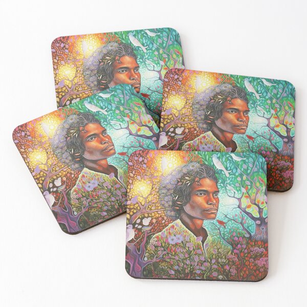 Item preview, Aboriginal Youth on the Land CalamelArt Australian Aboriginal Art AI Dijital Art CalamelArtDesigns  designed and sold by CALAMELART.