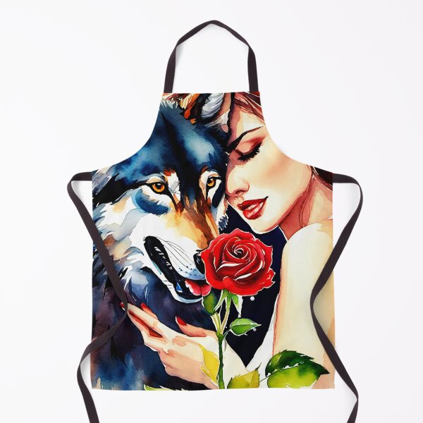 Item preview, Woman & Her Wolf 2. Digital Art From WallsOffame designed and sold by WallsOfFameAust.