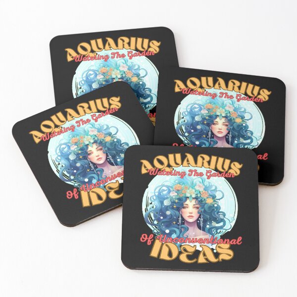Item preview, Aquarius: Watering The Garden Of Unconventional Ideas. aquarius sign designed and sold by ZodiacWonders.
