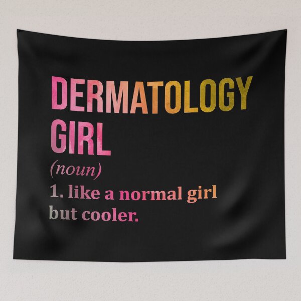Item preview, Dermatology Girl Definition Dermatologist in Watercolor designed and sold by XCIV.
