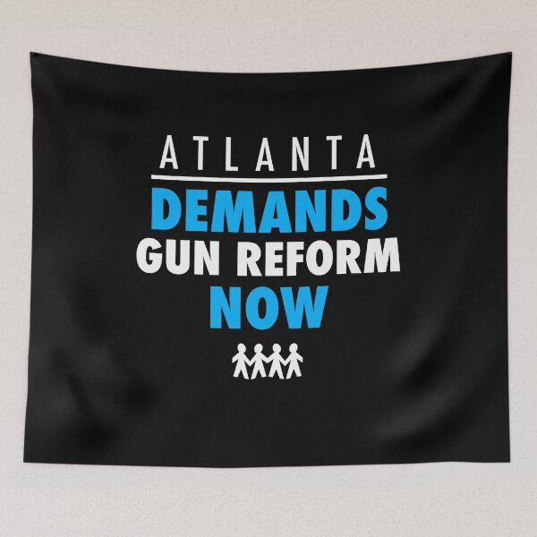 Item preview, ATLANTA DEMAND GUN REFORM - Protest March Shirt for Gun Control designed and sold by brizodesign.