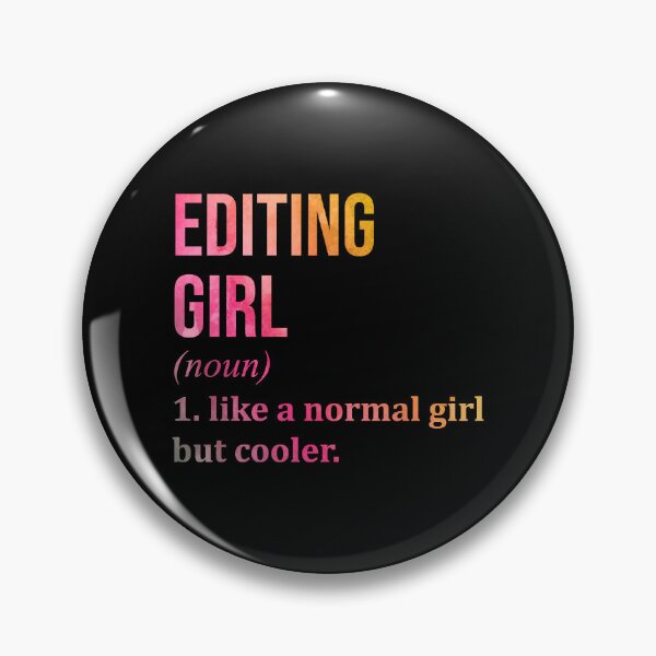 Item preview, Editing Girl Definition Editor in Watercolor designed and sold by XCIV.