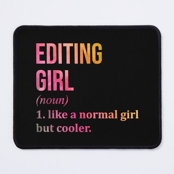 Item preview, Editing Girl Definition Editor in Watercolor designed and sold by XCIV.