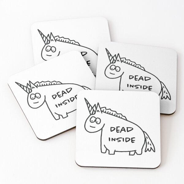 Item preview, Unicorn - Dead Inside designed and sold by fruehmorgens.