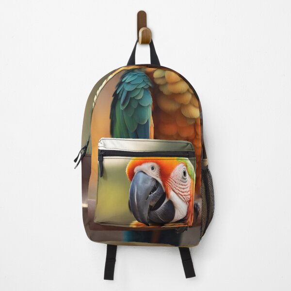 Item preview, parrot, looking at the camera, designed and sold by LinaDesign Store.