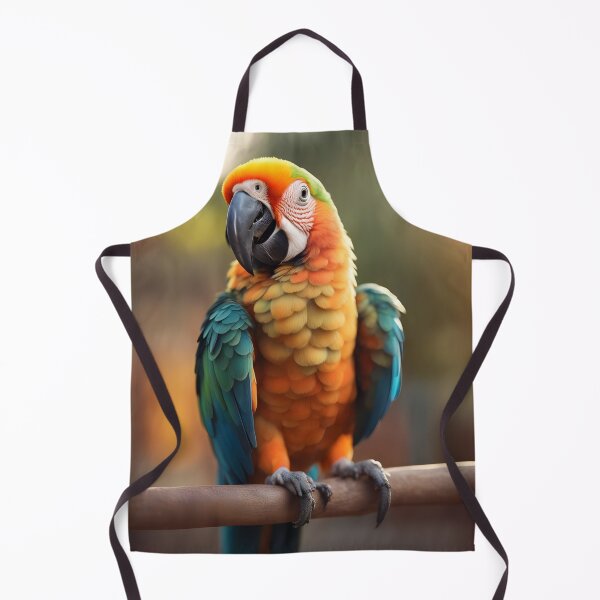 Item preview, parrot, looking at the camera, designed and sold by LinaDesign Store.