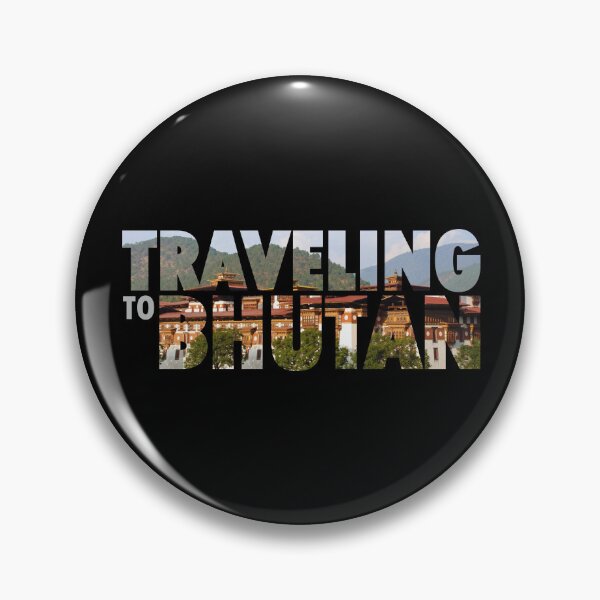 Item preview, "Traveling to Bhutan: Scenic Punakha Dzong Views in Typography designed and sold by ShubhankarK.