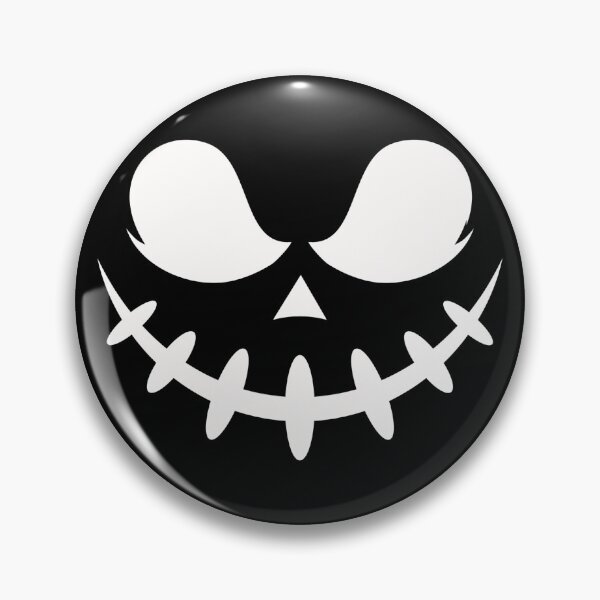 Item preview, Halloween smiley white scary face design designed and sold by Myshkyn.