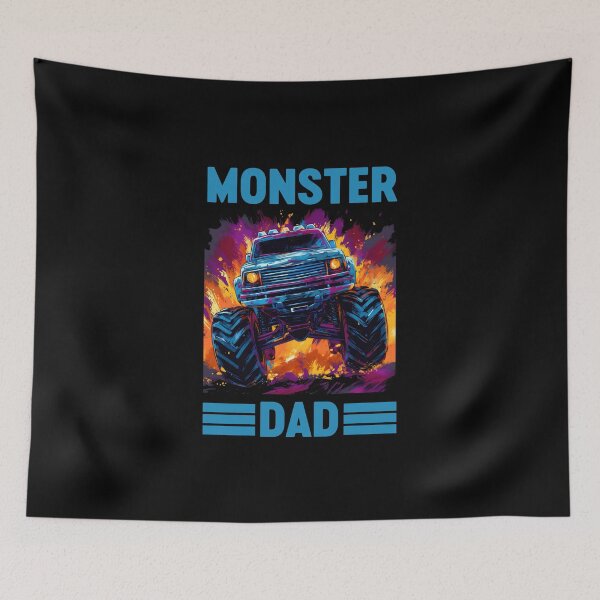 Item preview, Monster Truck Dad - Monster Dad - Dad Trucker Retro Vintage designed and sold by farhanhafeez.