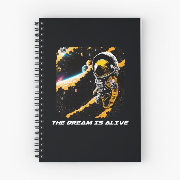 Item preview, photograph of astronaut floating in space the dream is alive designed and sold by overheadclick.