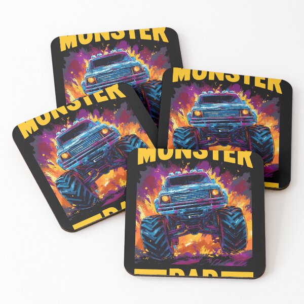 Item preview, Monster Truck Dad - Monster Dad - Dad Trucker Retro Vintage designed and sold by farhanhafeez.