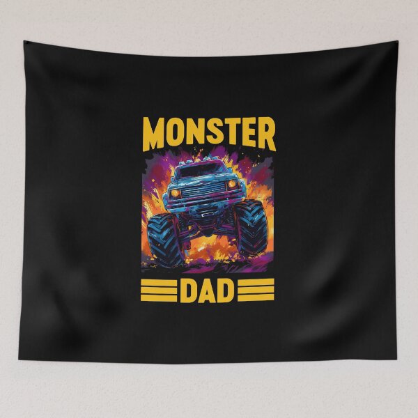 Item preview, Monster Truck Dad - Monster Dad - Dad Trucker Retro Vintage designed and sold by farhanhafeez.