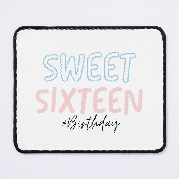 Item preview, Sweet 16 Birthday squad Girl party cute pink blue pastel girly designed and sold by TNwandesignart.
