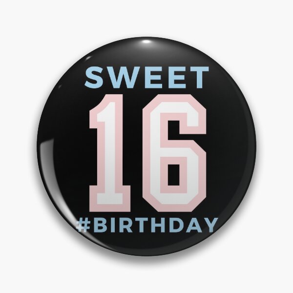 Item preview, Sweet 16 Birthday squad Girl party cute pink blue pastel girly designed and sold by TNwandesignart.