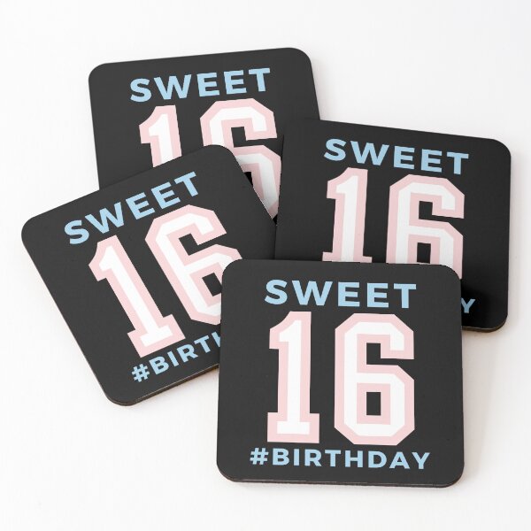 Item preview, Sweet 16 Birthday squad Girl party cute pink blue pastel girly designed and sold by TNwandesignart.