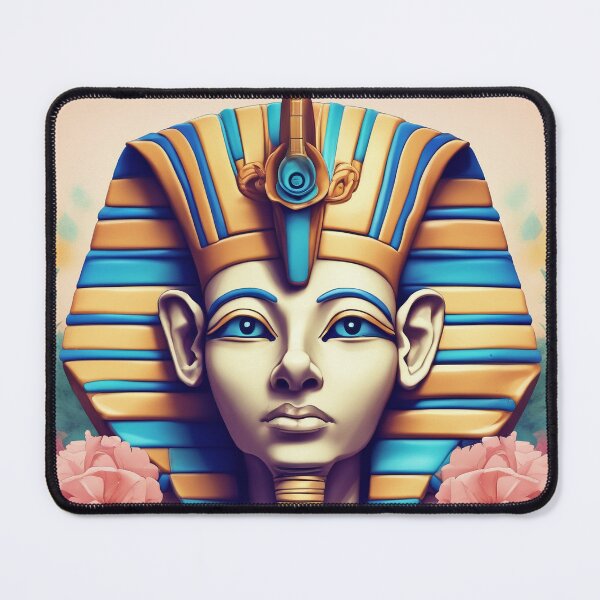 Item preview, pharaoh's face with flowers designed and sold by Enga6.