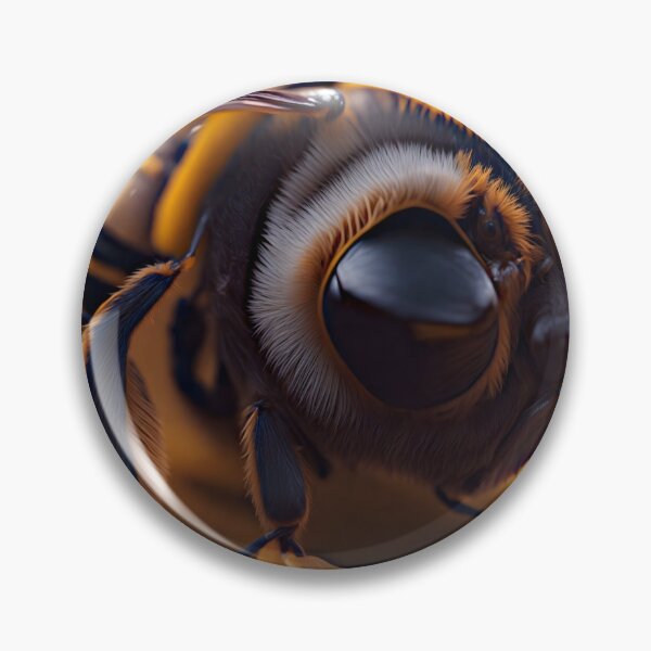 Item preview, "Bee-Zing Beauty: Realistic Macro Artwork with Bokeh Background" designed and sold by Best-Art-32.