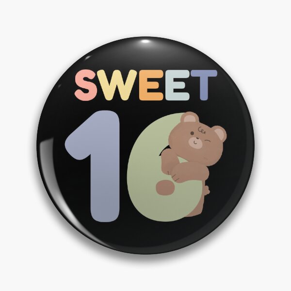 Item preview, Sweet 16 Birthday squad Girl party cute pink teddy bear girly designed and sold by TNwandesignart.