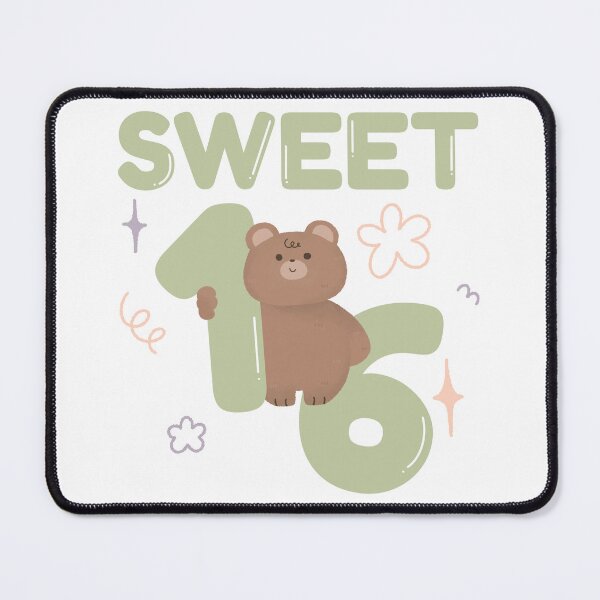 Item preview, Sweet 16 Birthday squad Girl party cute pink teddy bear girly designed and sold by TNwandesignart.
