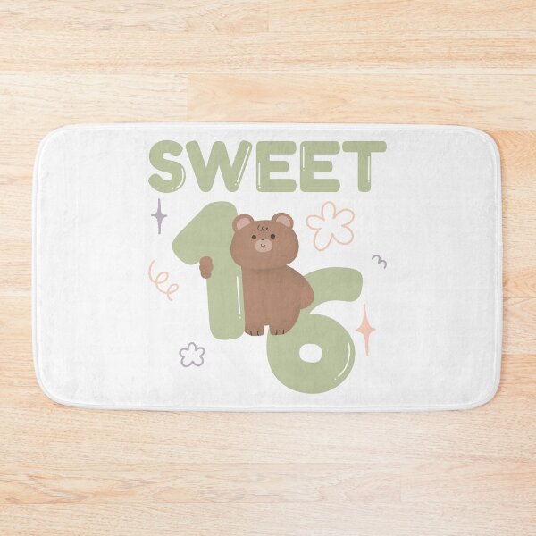 Item preview, Sweet 16 Birthday squad Girl party cute pink teddy bear girly designed and sold by TNwandesignart.