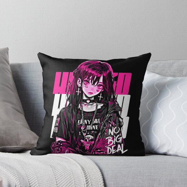 Item preview, No Big Deal Harajuku Goth Anime Girl designed and sold by CursedInk.