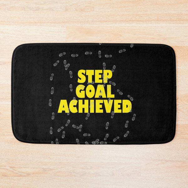 Item preview, Step Goal Achieved Quote: Motivational Art Piece designed and sold by ShubhankarK.