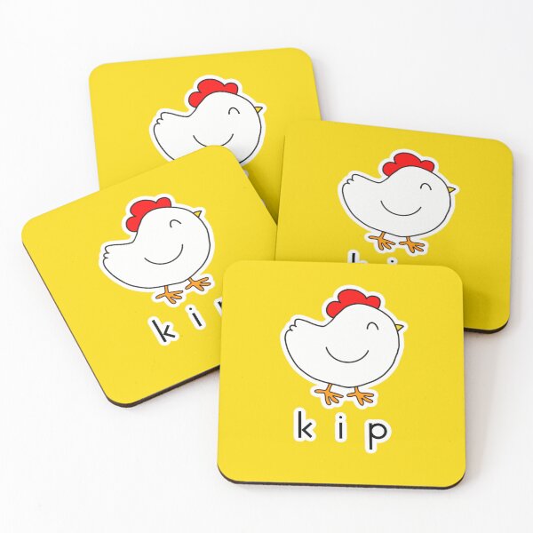 Item preview, Kip geel designed and sold by Krissys-Art.