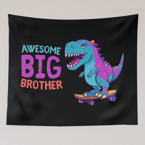 Item preview, Awesome brother Skateboarding T-Rex Dinosaur  designed and sold by messy-nessie.