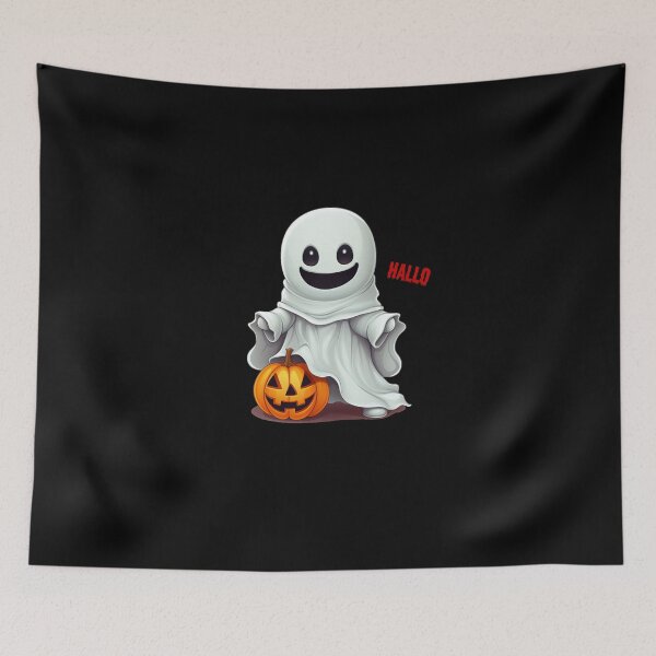 Item preview, Halloween pumpkin ghost. A cheerful gift for friends. designed and sold by Krzysztof Siwek.