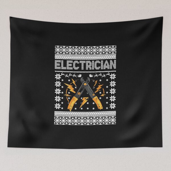 Item preview, Electrician x-mas Sweater  / Electricity  designed and sold by Tee Hub.