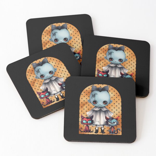 Item preview, Blue ghost and 2 kitties, 1 designed and sold by FlossOrFi.