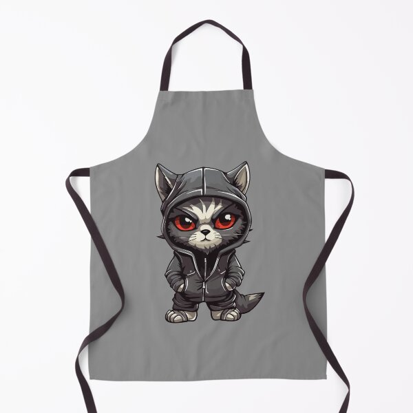 Item preview, Black Cat, Cat with hoodie designed and sold by maxleengraphix.
