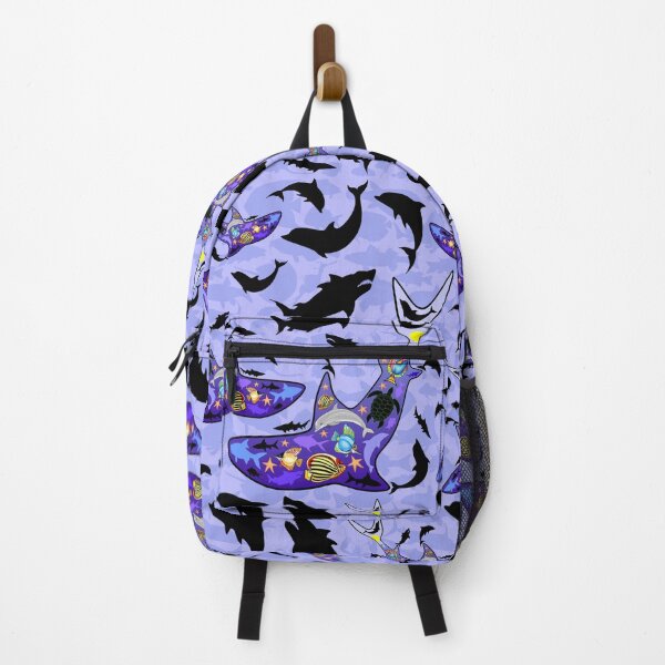 Item preview, Shark MarineLife Scenery Patterned designed and sold by BluedarkArt.